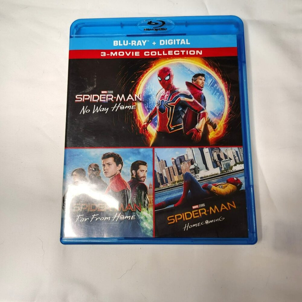 Marvel Spider-Man 3-Movie Collection BluRay Homecoming Far From Home No Way Home